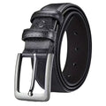 Mens Pin Buckle Leather Belt