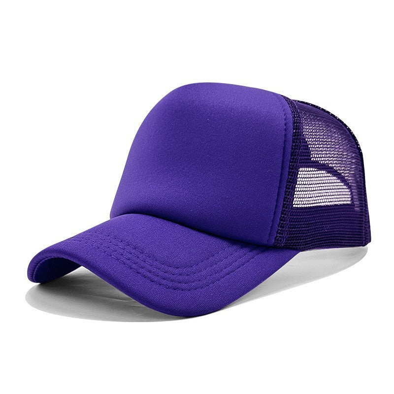 Adjustable Mesh Sun Hat with Curved Brim