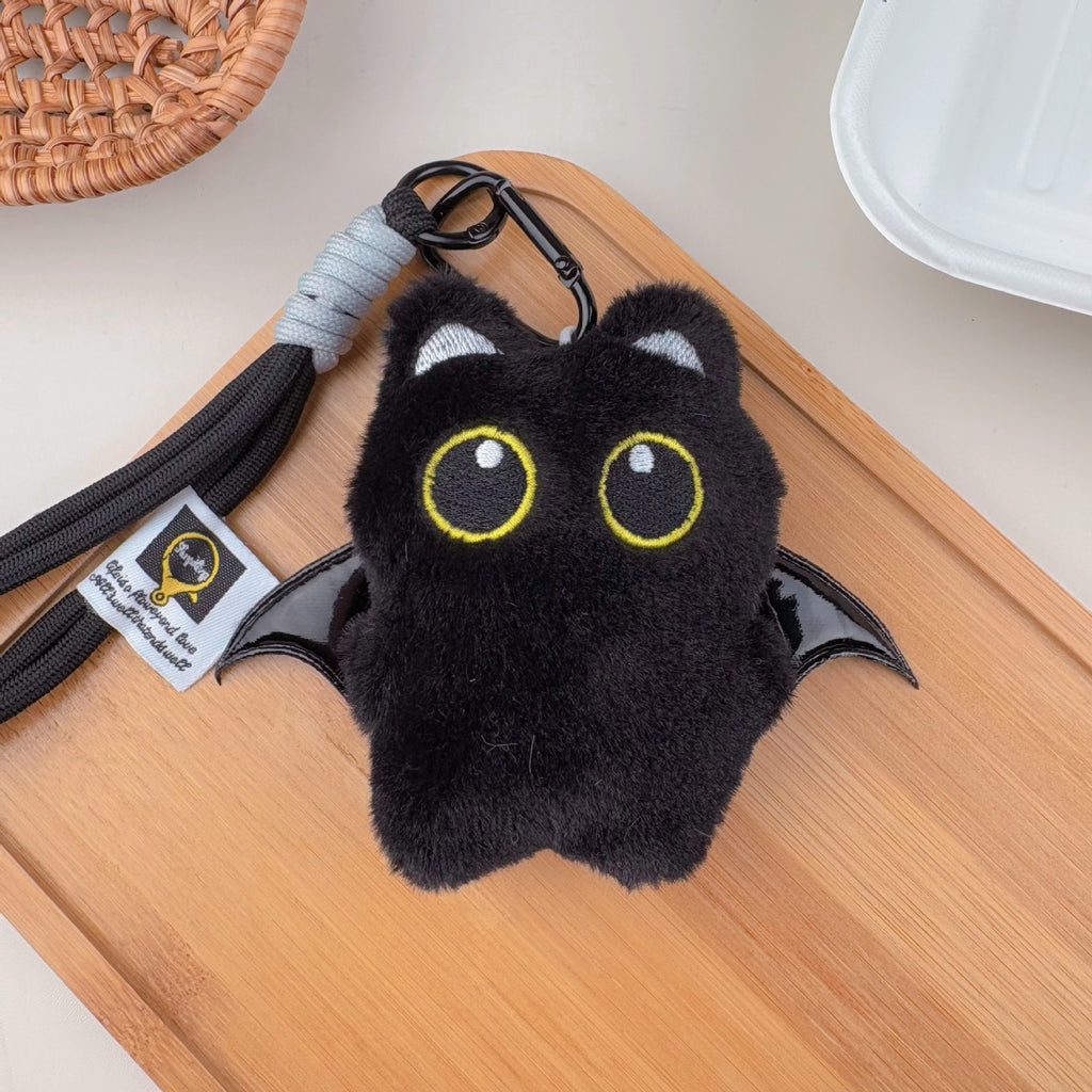 Squeaky Plush Cat Keychain Pendant