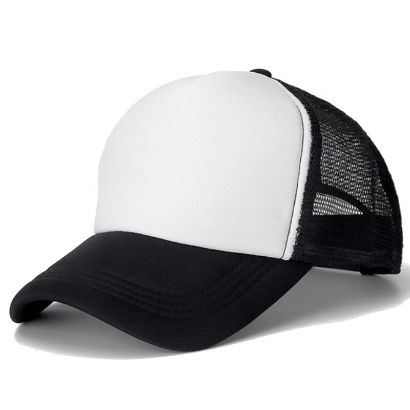 Adjustable Mesh Sun Hat with Curved Brim