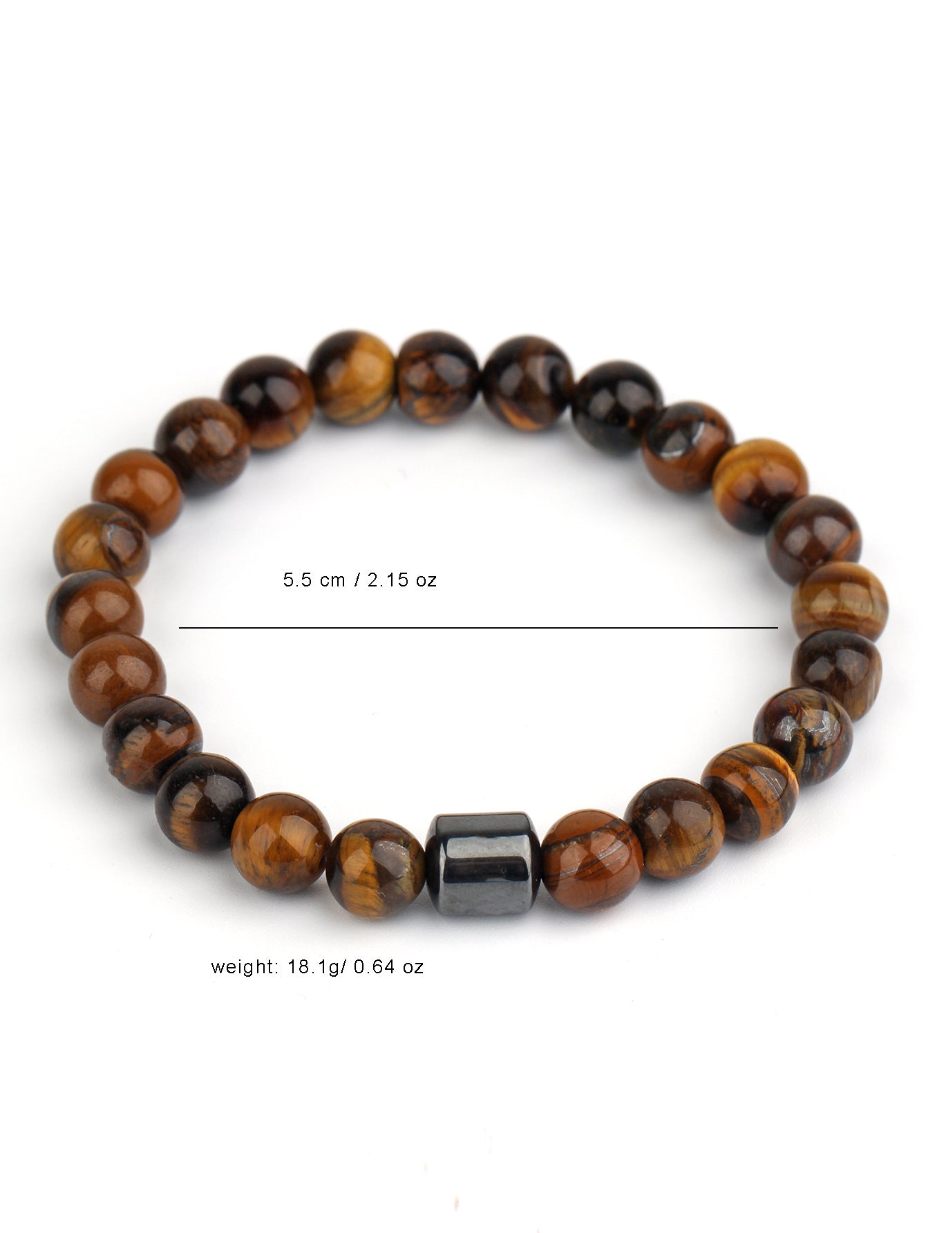 Magnetic Agate Stone Bead Bracelet
