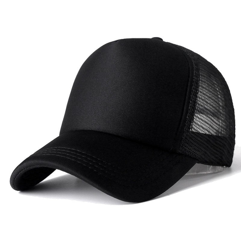 Adjustable Mesh Sun Hat with Curved Brim