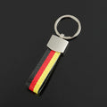 Custom Flag Nylon Braided Metal Keychain